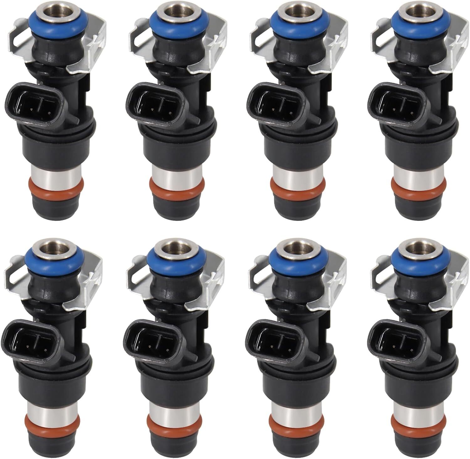 8Pcs Upgrade Fuel Injectors 25317628 For 99-07 Chevy Silverado GMC 4.8/5.3/6.0L