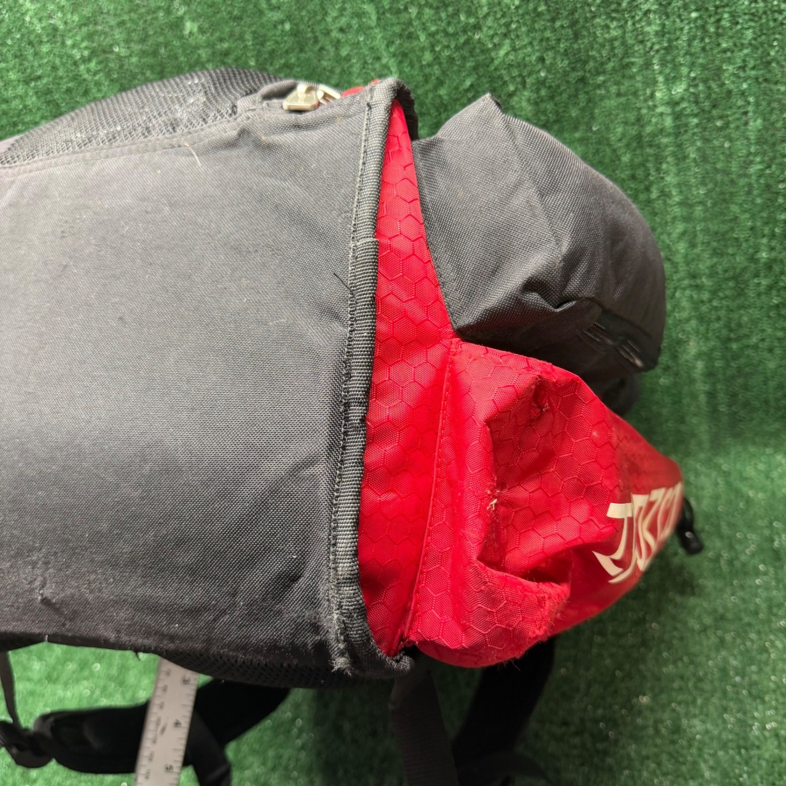 Boombah Superpack Red/Black Baseball Softball Bat Bag Backpack Equipment Storage