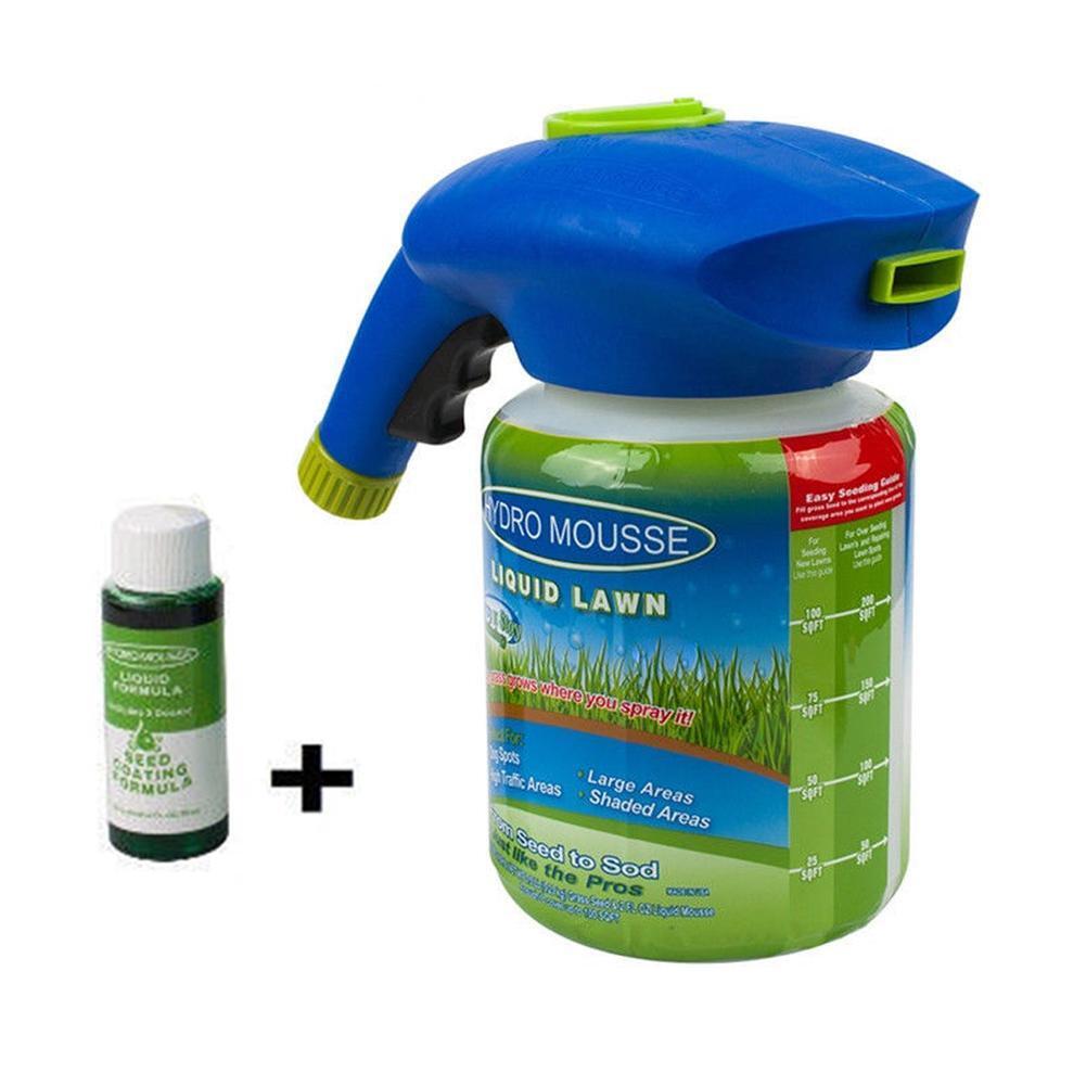 Lawn Hydro-Mousse Grass Spray Device Gardening Seed Liquid Sprinkler Household