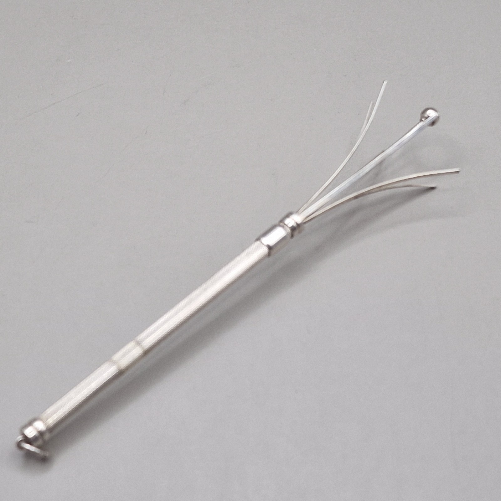 Sterling Silver Cocktail Swizzle Stick by Ramsden & Roed Ltd, London 1983