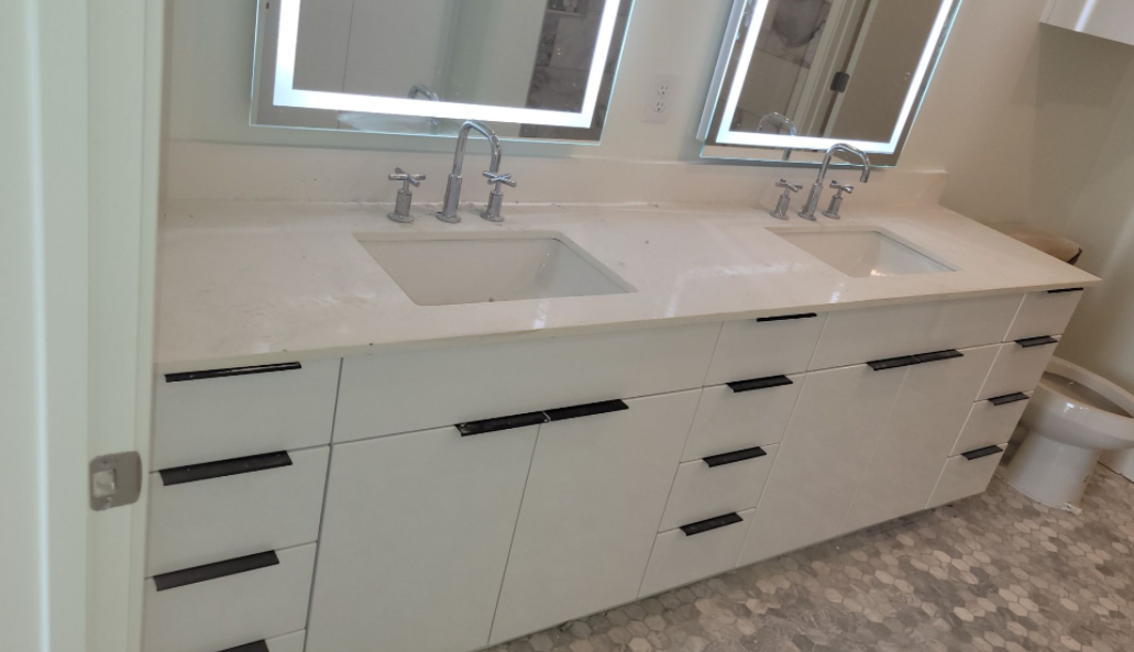 Silverline Finger Edge Pulls Aluminum Cabinet Door Drawer Handle / wood screws.