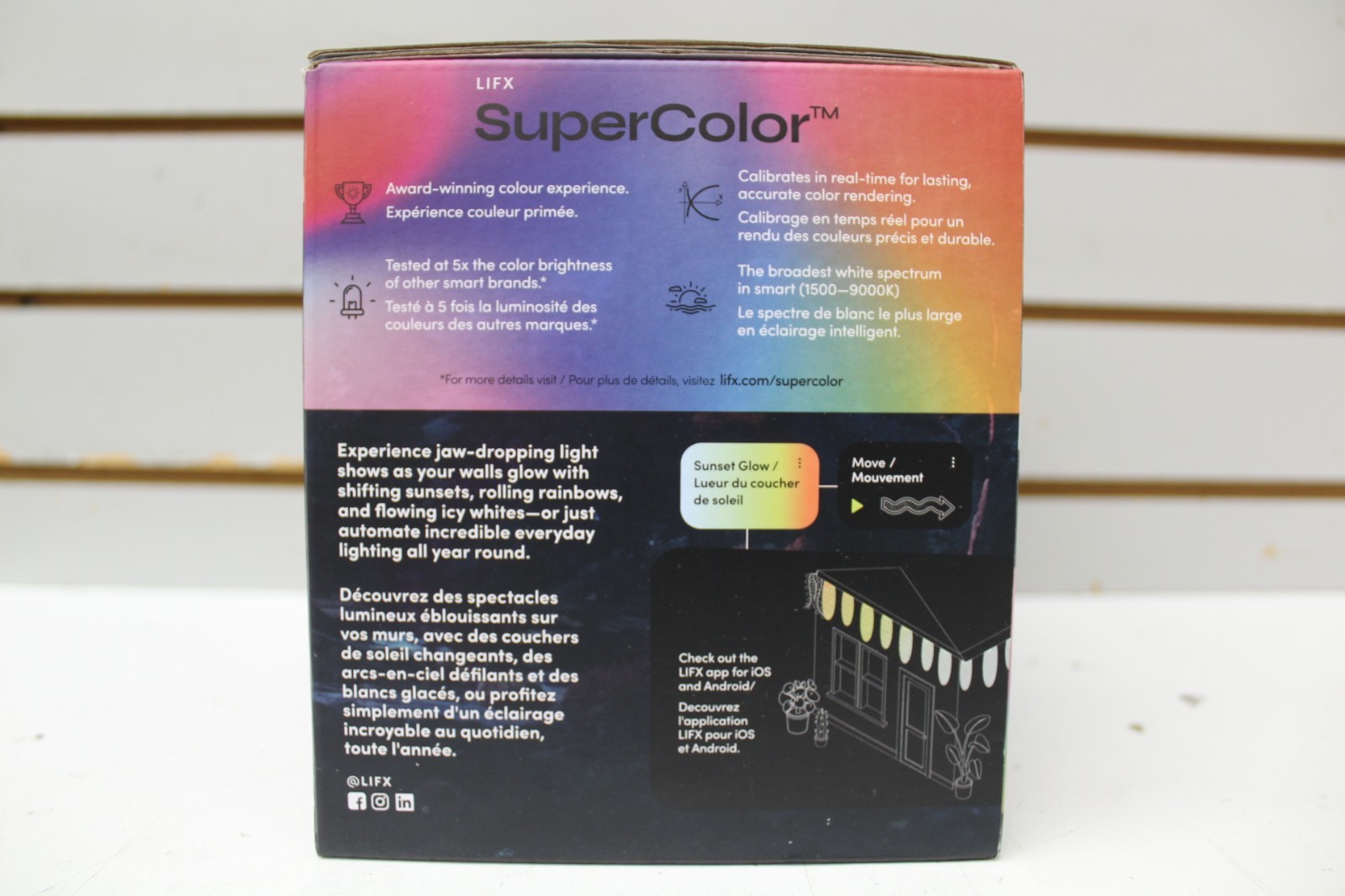 LIFX 50ft Outdoor Permanent Smart Lights RGBW LED Strip Supercolor Christmas