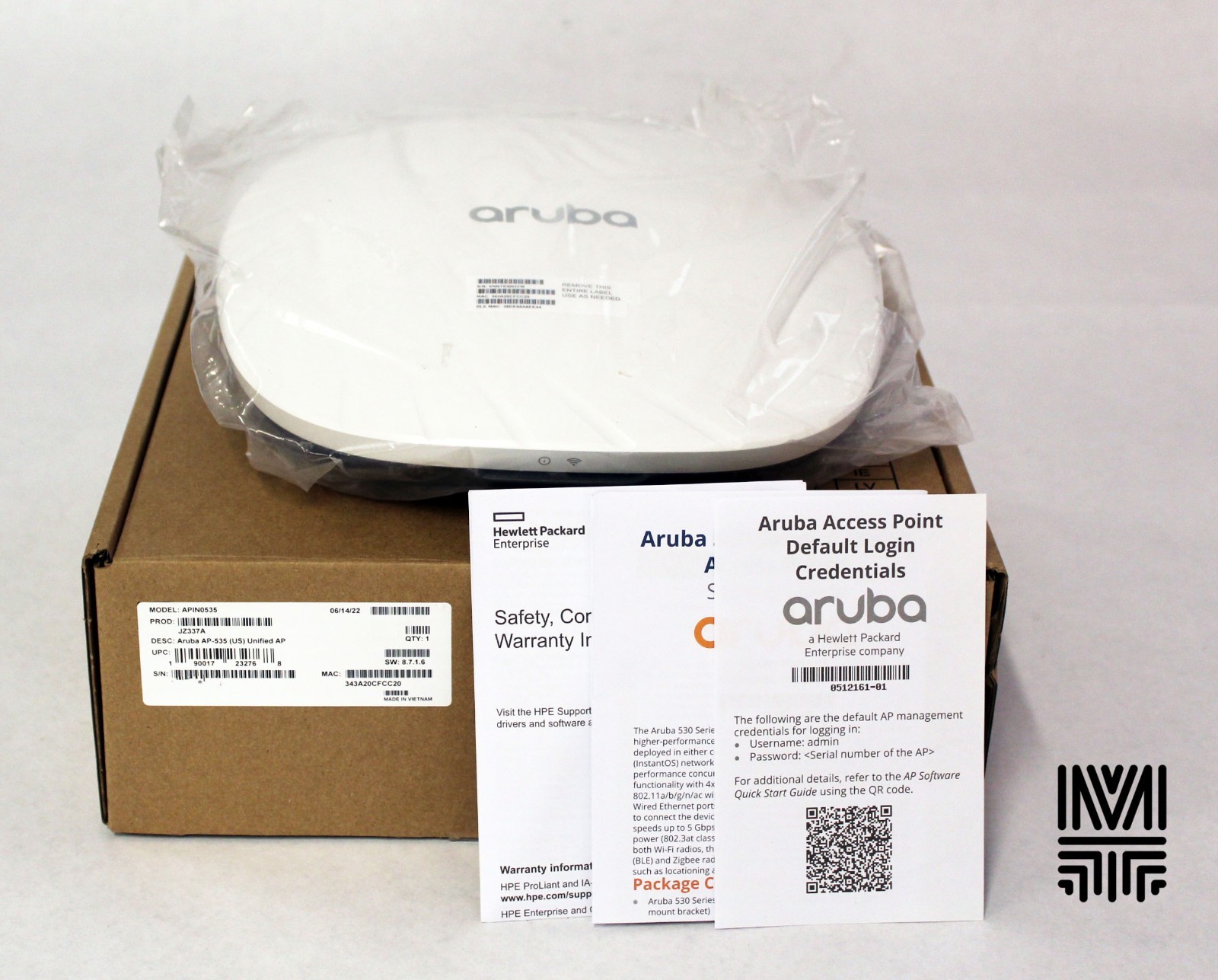 NEW Aruba AP-535 APIN0535 Unified Wireless Access Point, AP-535-US, JZ337A