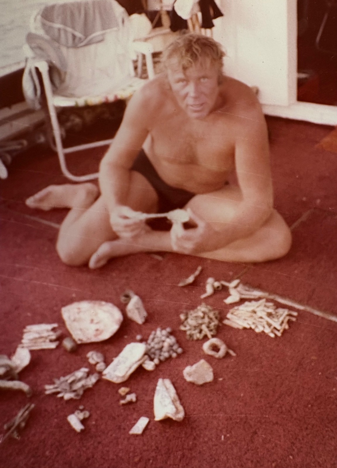 1715 Treasure Fleet Recovered Button by Dell Winders/treasure diver