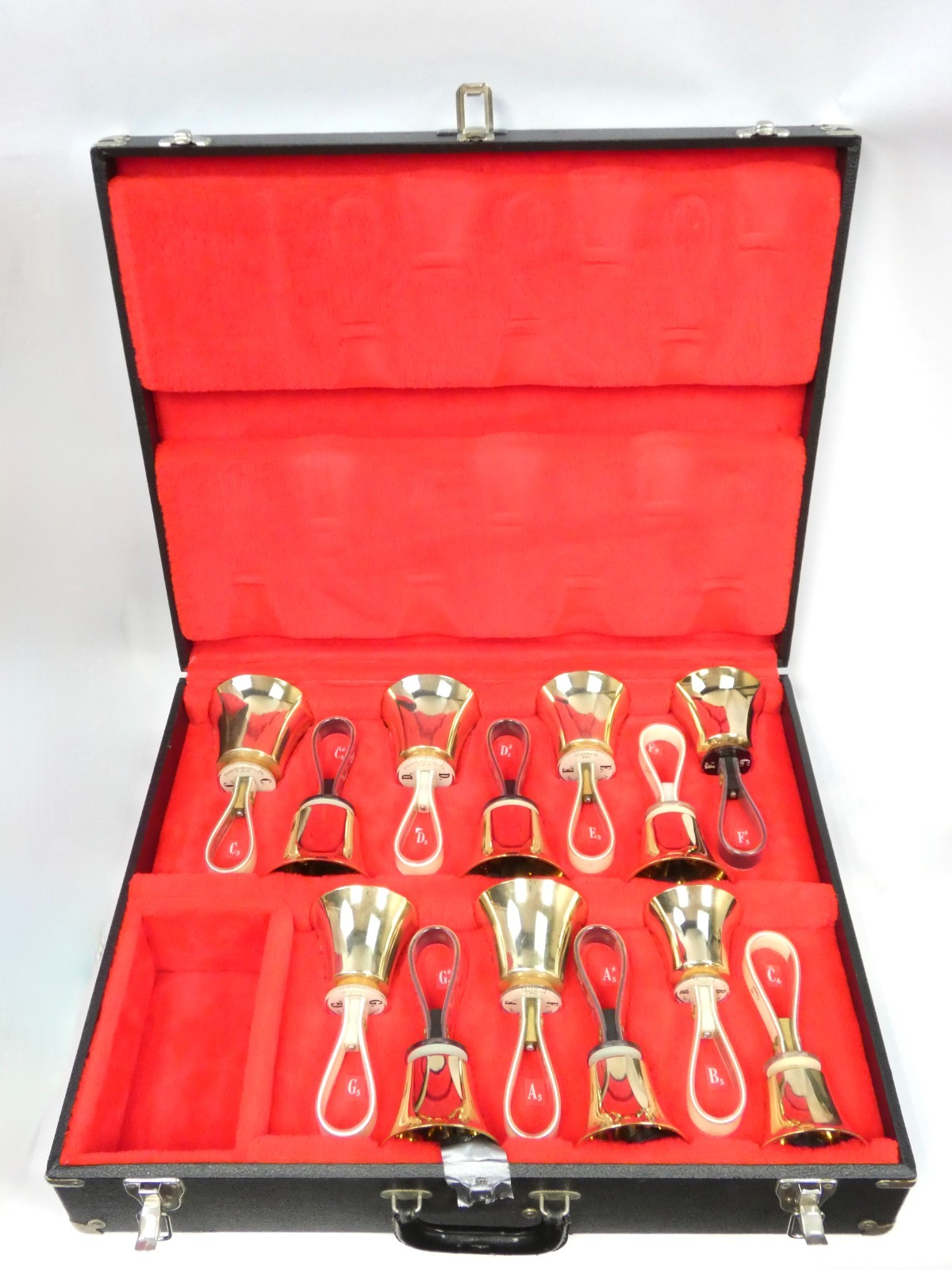Malmark 3 Octave Handbell Set C4–C7 w Cases (Plus 10 Duplicate Bells)