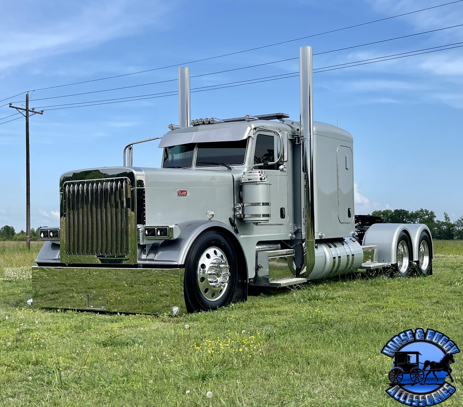 ROLLIN LOW PETERBILT 11'' X 7.5'' FLAT BOTTOM VISOR V. TOP 386,389,379,388 #1034