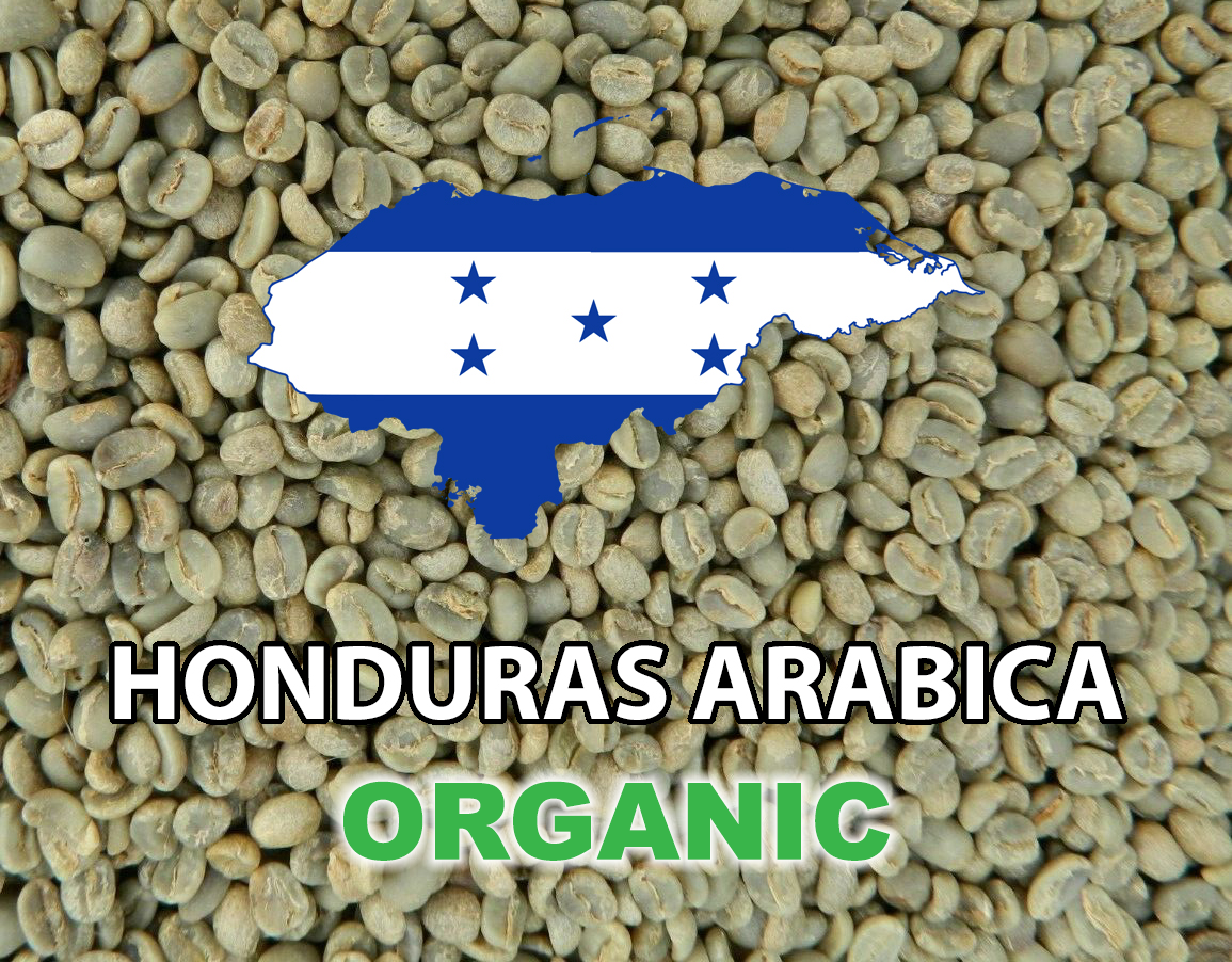 5 LBS HONDURAS HONDURAN FRESH UNROASTED GREEN COFFEE BEANS - ORGANIC ARABICA