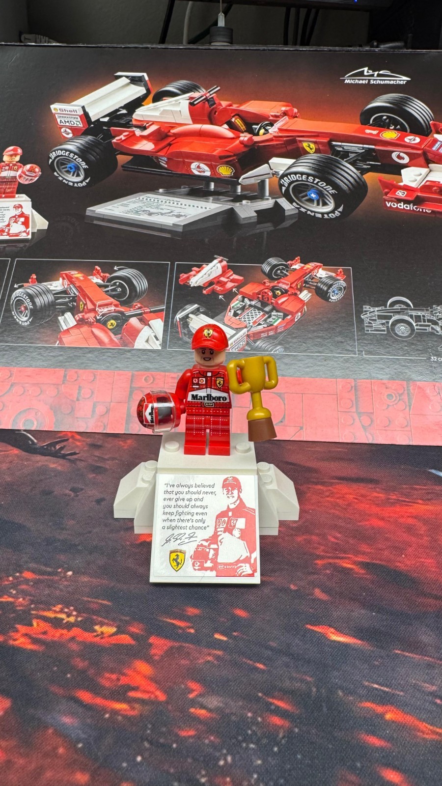 Alternative Sticker Pack Lego Ferrari F2004 Schumacher / Barrichello model 11375
