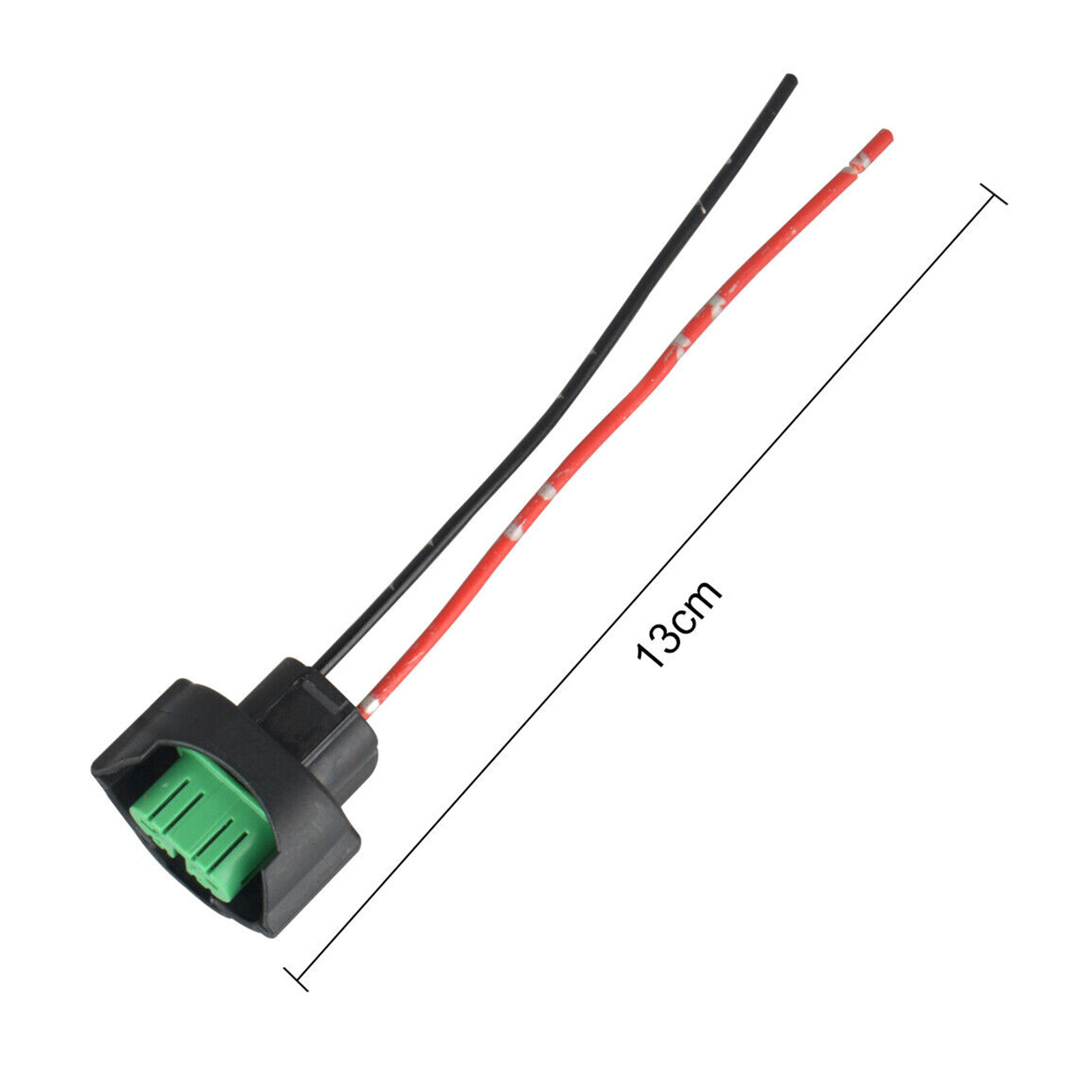 Two Harness Head Light Low Beam Bulb Plug Connector 2x Wire Pigtail Female C H11