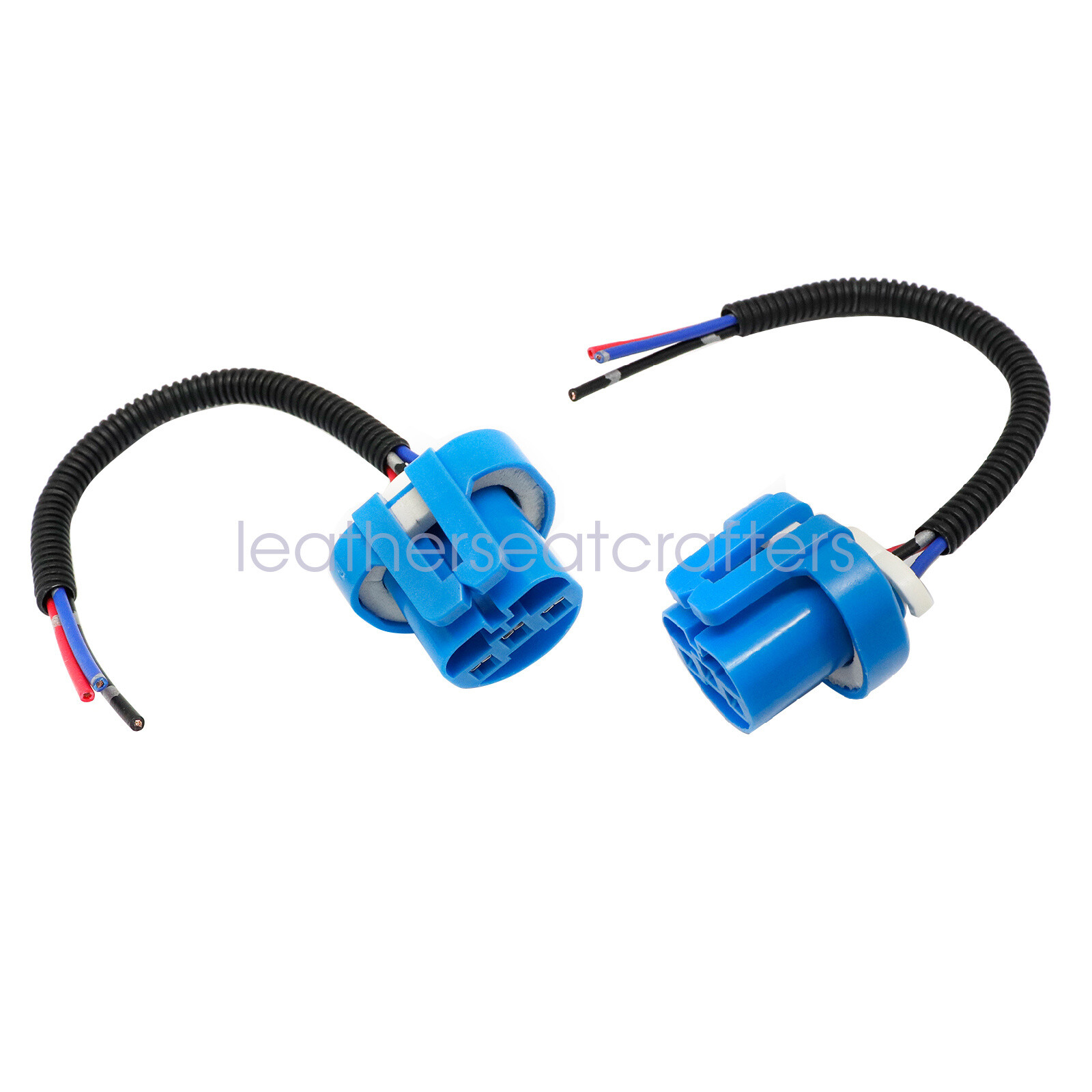 2PCS Wire Pigtail Female P 9007 HB5 Head Light Connector Adapter Harness Socket