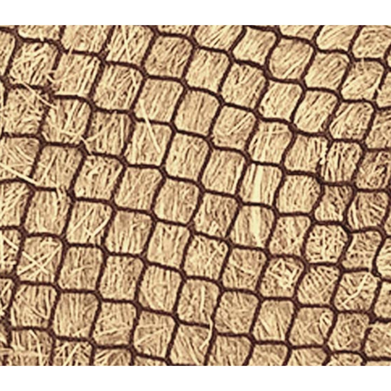 6' x 6' Round Bale Feeding Net – Slow Feed, 2" Openings, Durable Knotted Design