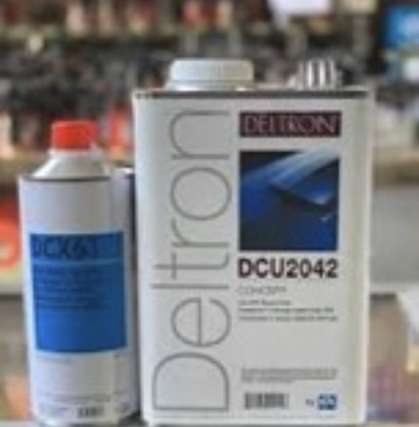DCU2042 PPG Deltron Clearcoat 1 Gallon, 1 Quart DCX61 Hardener Free Ship