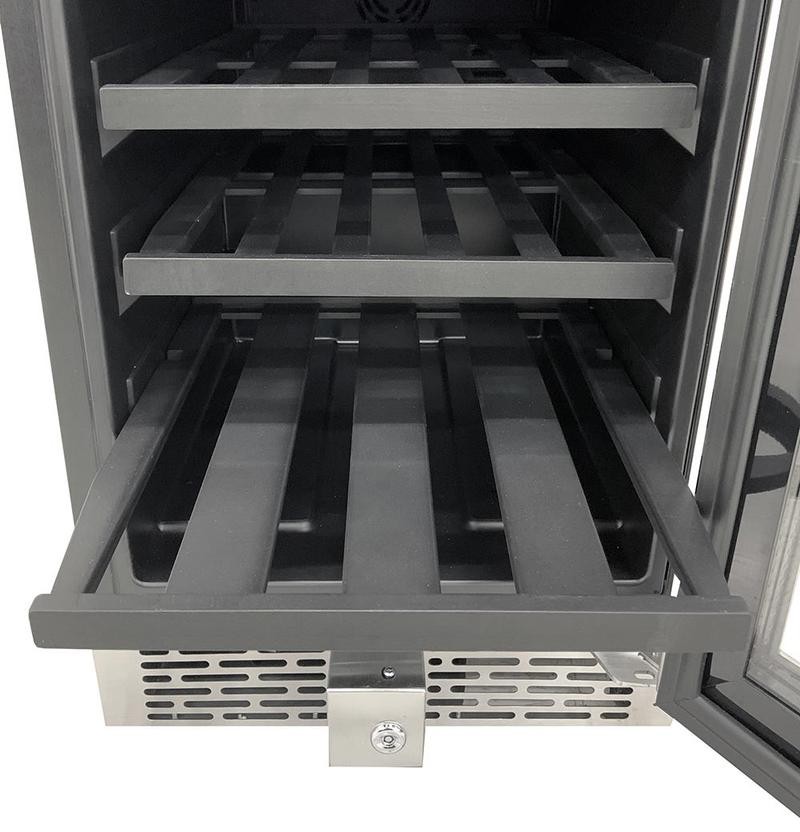 VinoTemp 19 Bottle Outdoor Dual-Zone Wine and Beverage Cooler