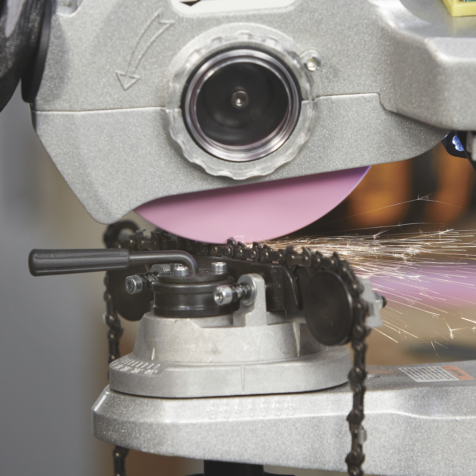 Strongway Electric Chainsaw Sharpener, 110V, 1/4in. to 3/4in. Pitch, 3400 RPM