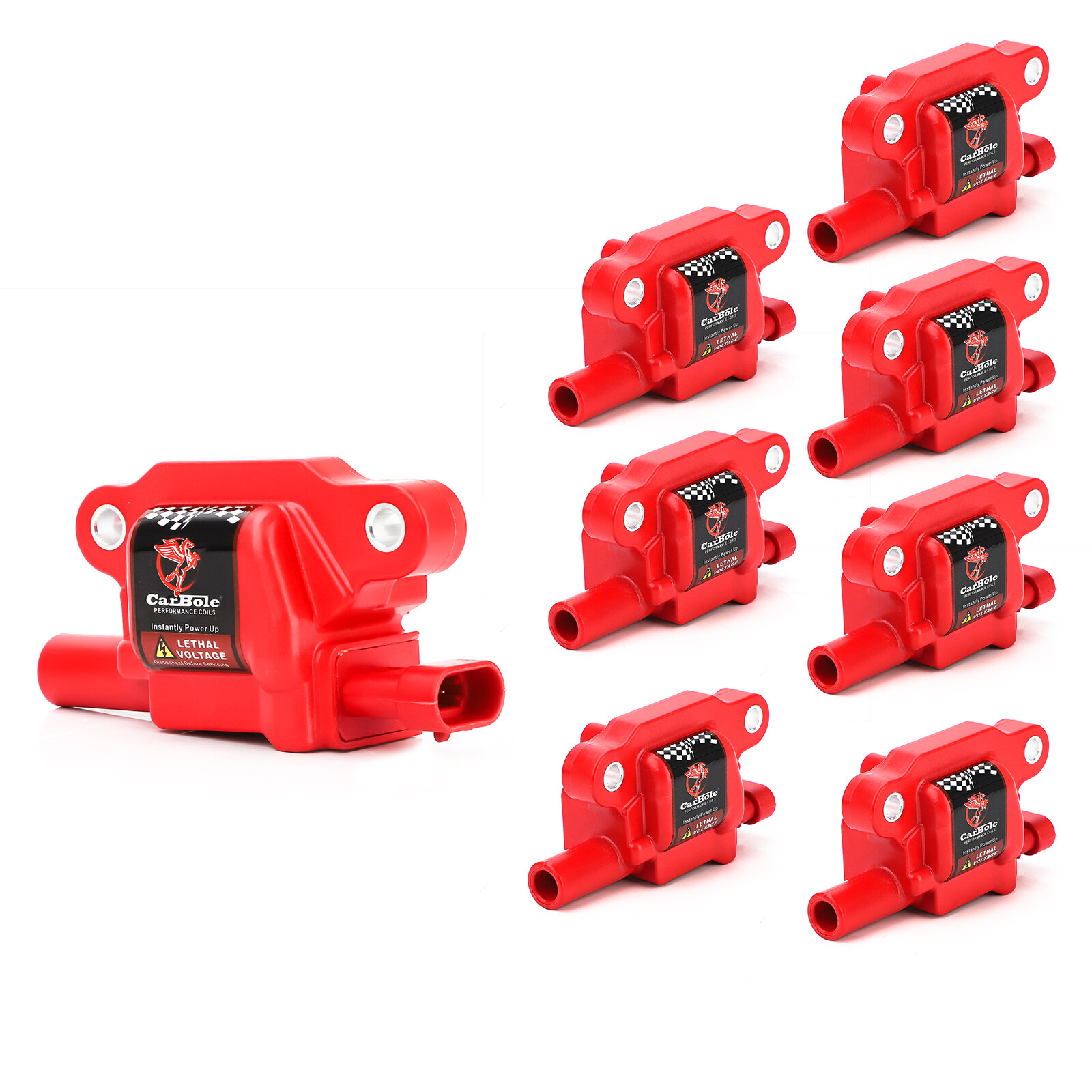 8* Ignition Coil+Spark Plug+Wire set For 5.3L 6.0L 6.2L Chevy Silverado 1500 GMC