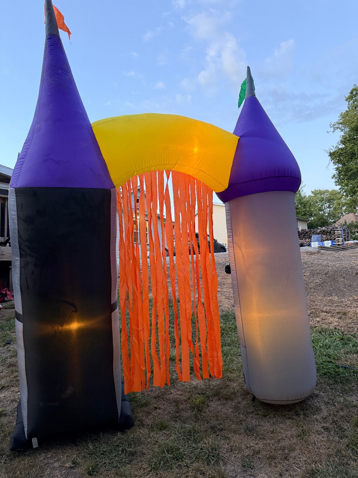 2017 9.5' GEMMY THRILLS & CHILLS HALLOWEEN ARCHWAY AIRBLOWN INFLATABLE