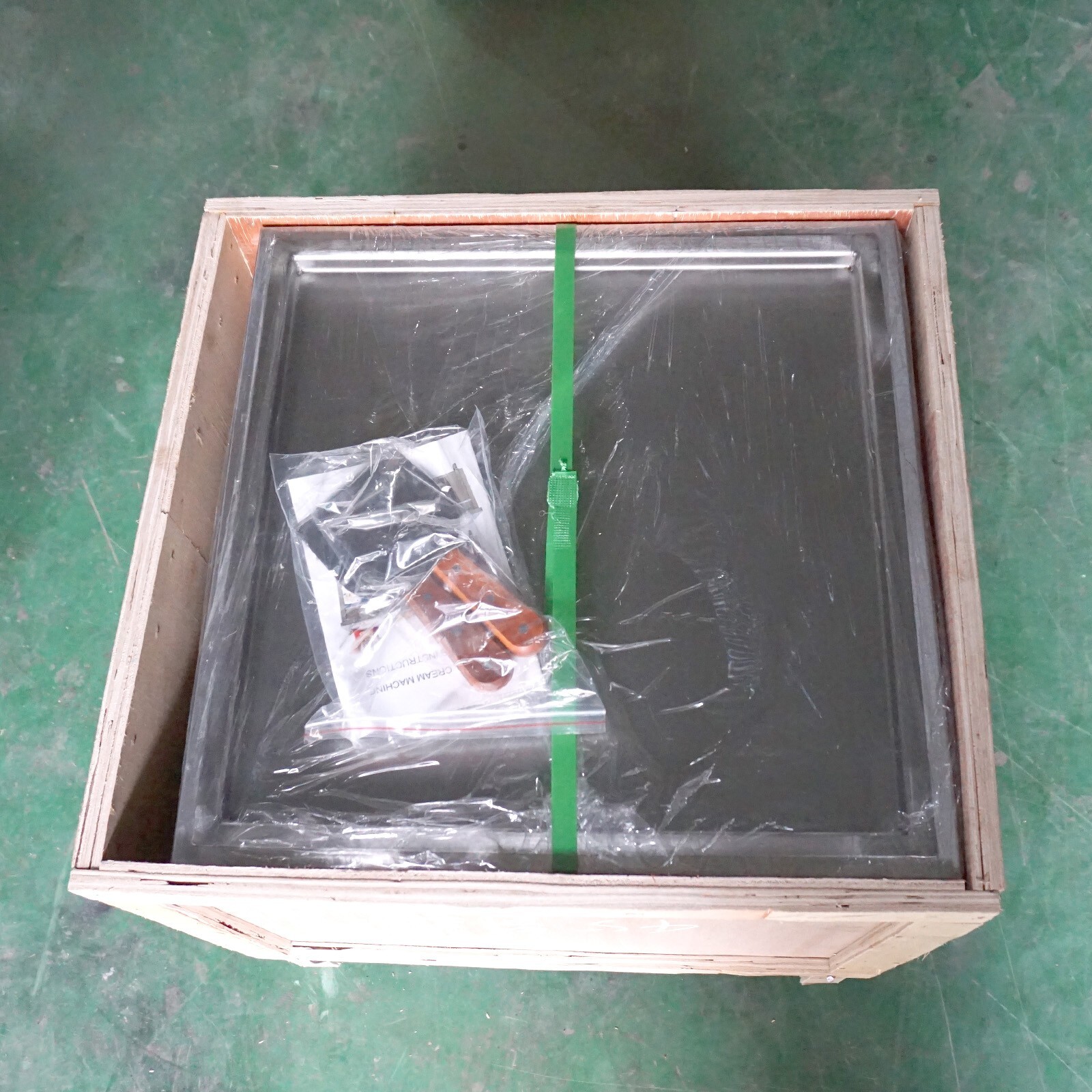 Kolice commercial countertop 18" single round pan fried ice cream machine