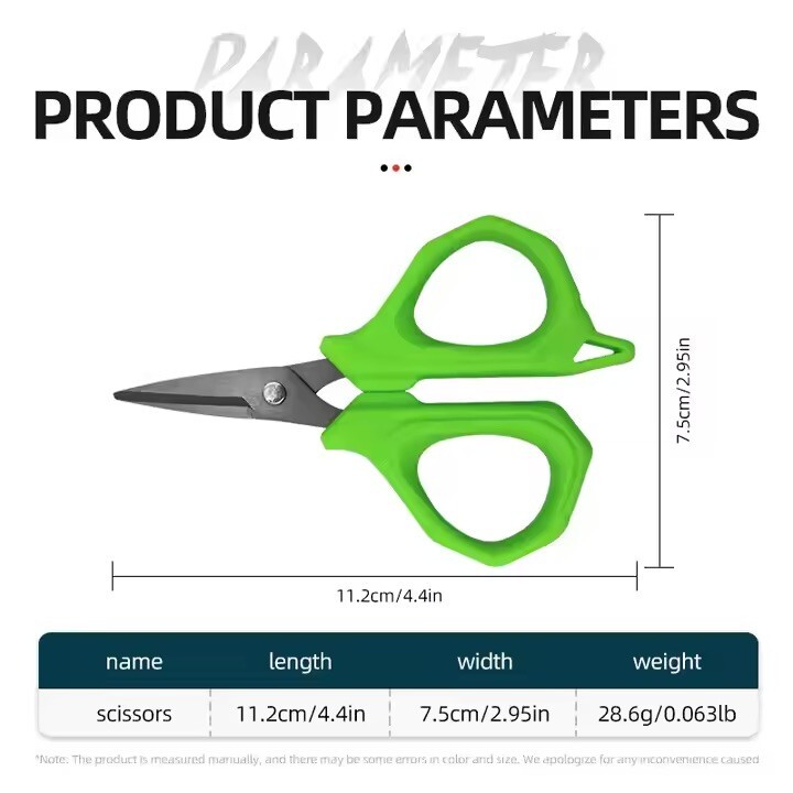 Stainless Steel Fishing Scissors (Braid & Monofilament)