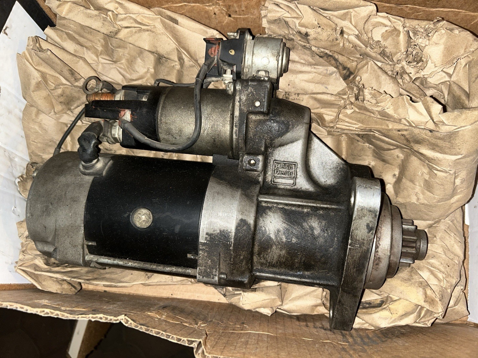 2018-24 FREIGHTLINER CASCADIA 14.8L DD15 ENGINE STARTER MOTOR 12V DELCO REMY OEM