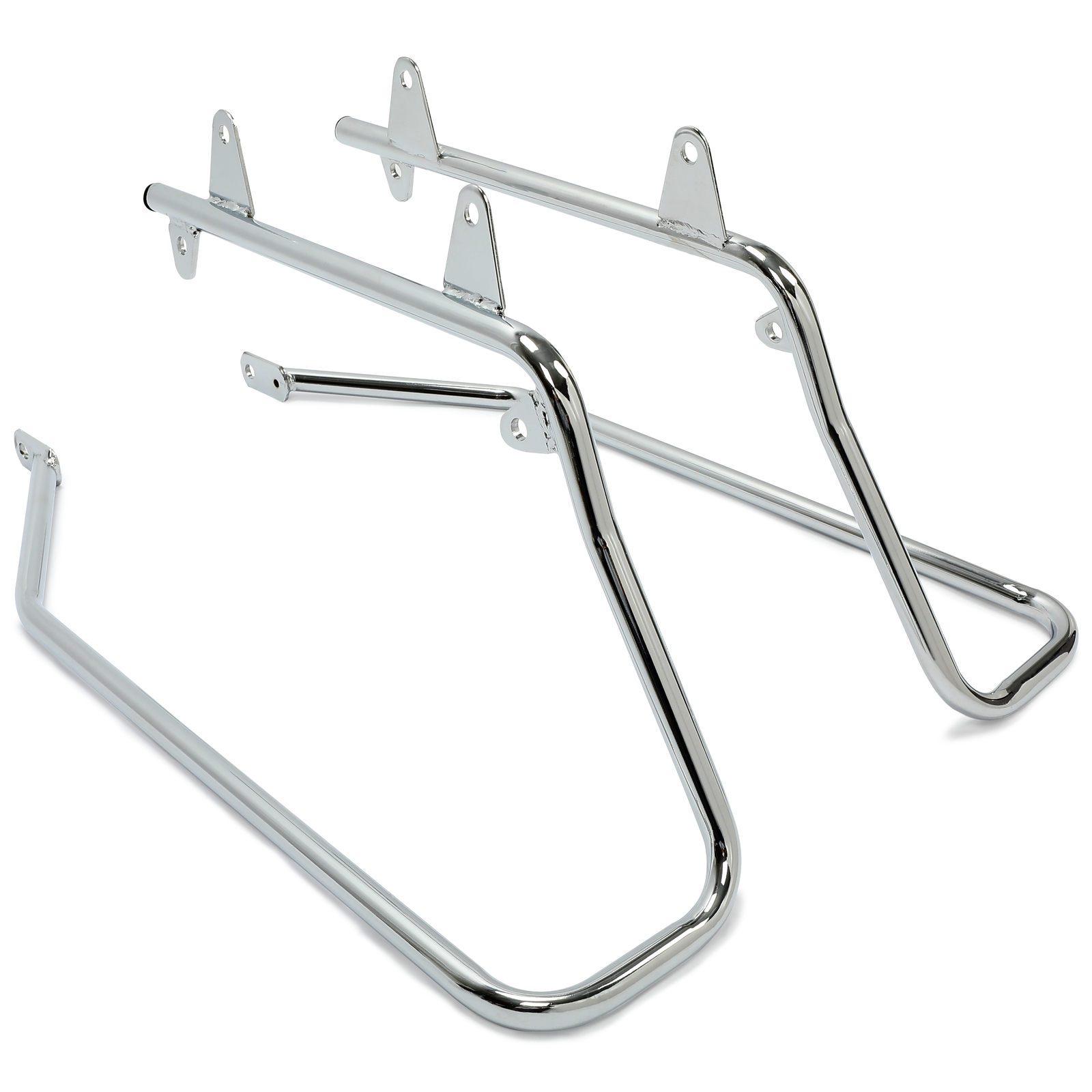 Hard Saddlebags Saddle Bags W/ Conversion Brackets For Harley Heritage Softail