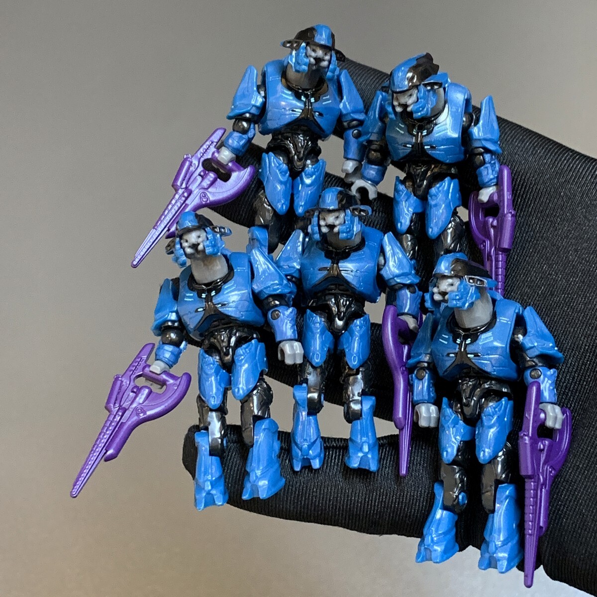 5 New Blue Elite Minor Halo Mega Bloks Construx Covenant Figure Minifigure gifts