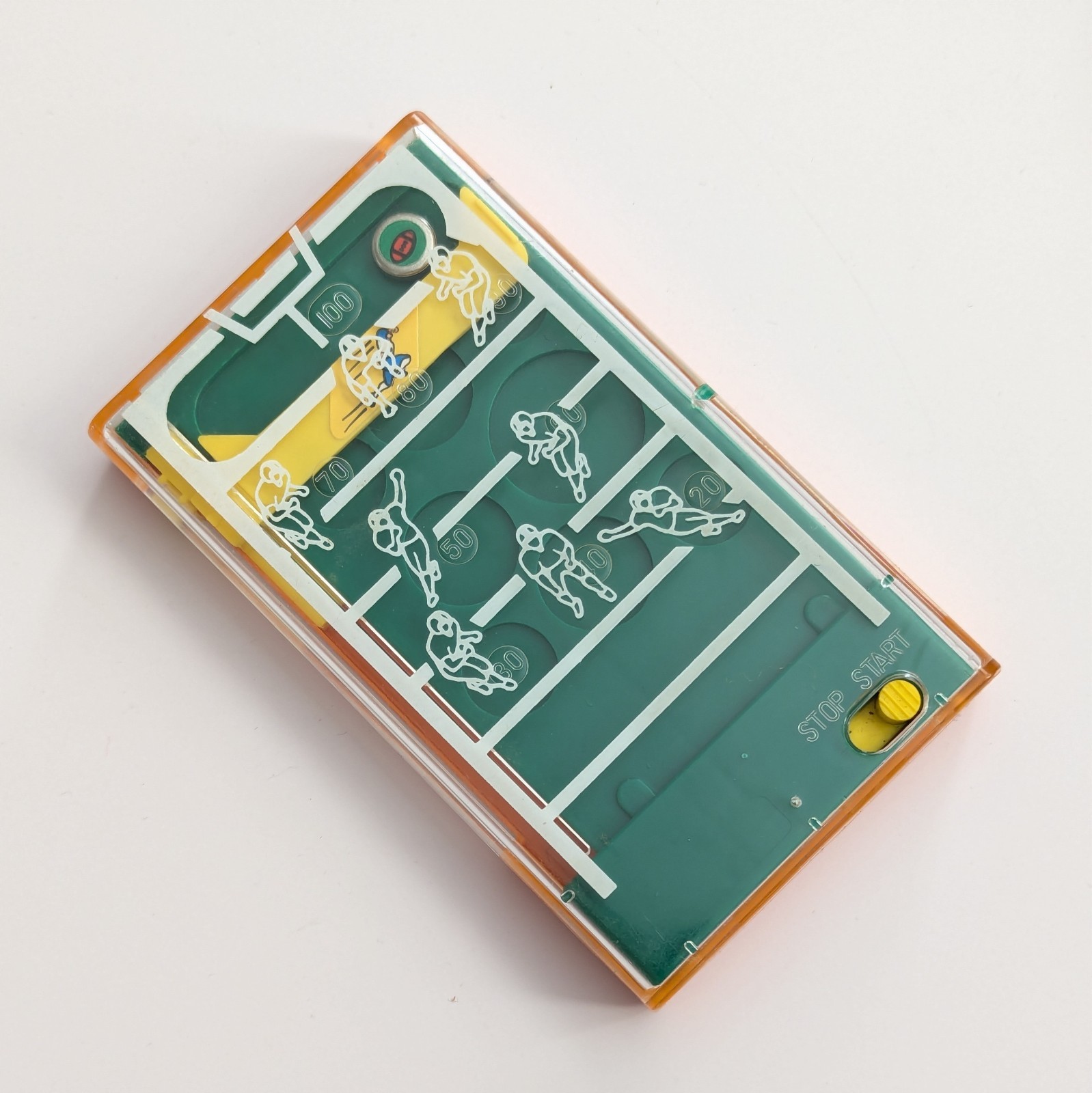 Vtg 1987 Tomy Pocketfuls Games Handheld Travel Speedway Car Racing & Football