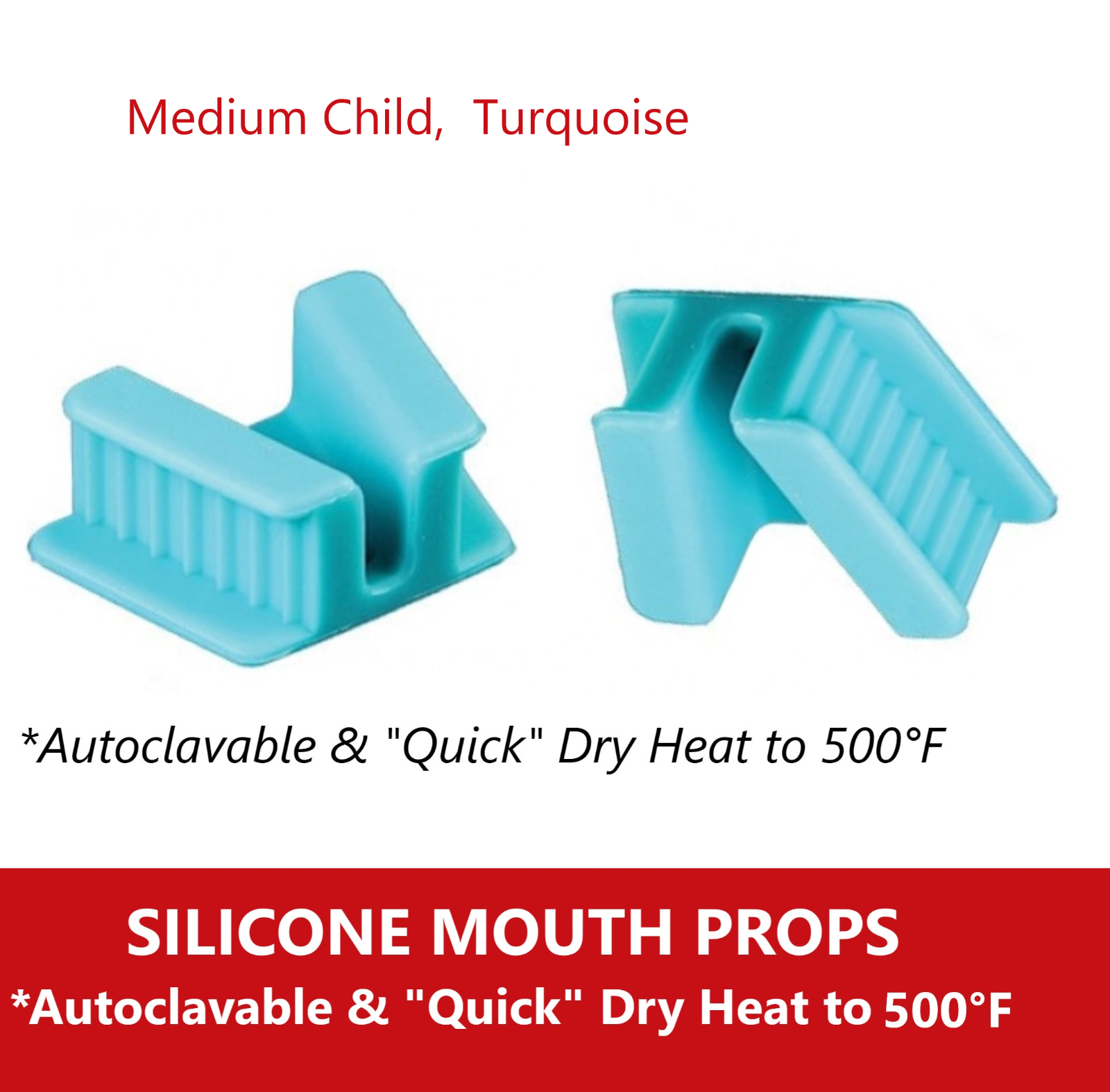 DENTAL MOUTH PROP BITE BLOCKS CHILD ADULT Medium XLarge Large Small LATEX FREE