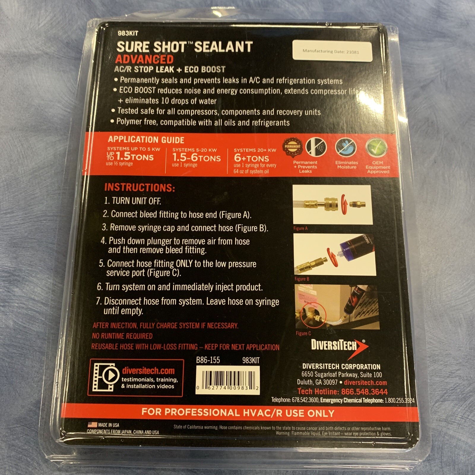 DIVERSITECH SURE SHOT SEALANT ADVANCED 983KIT