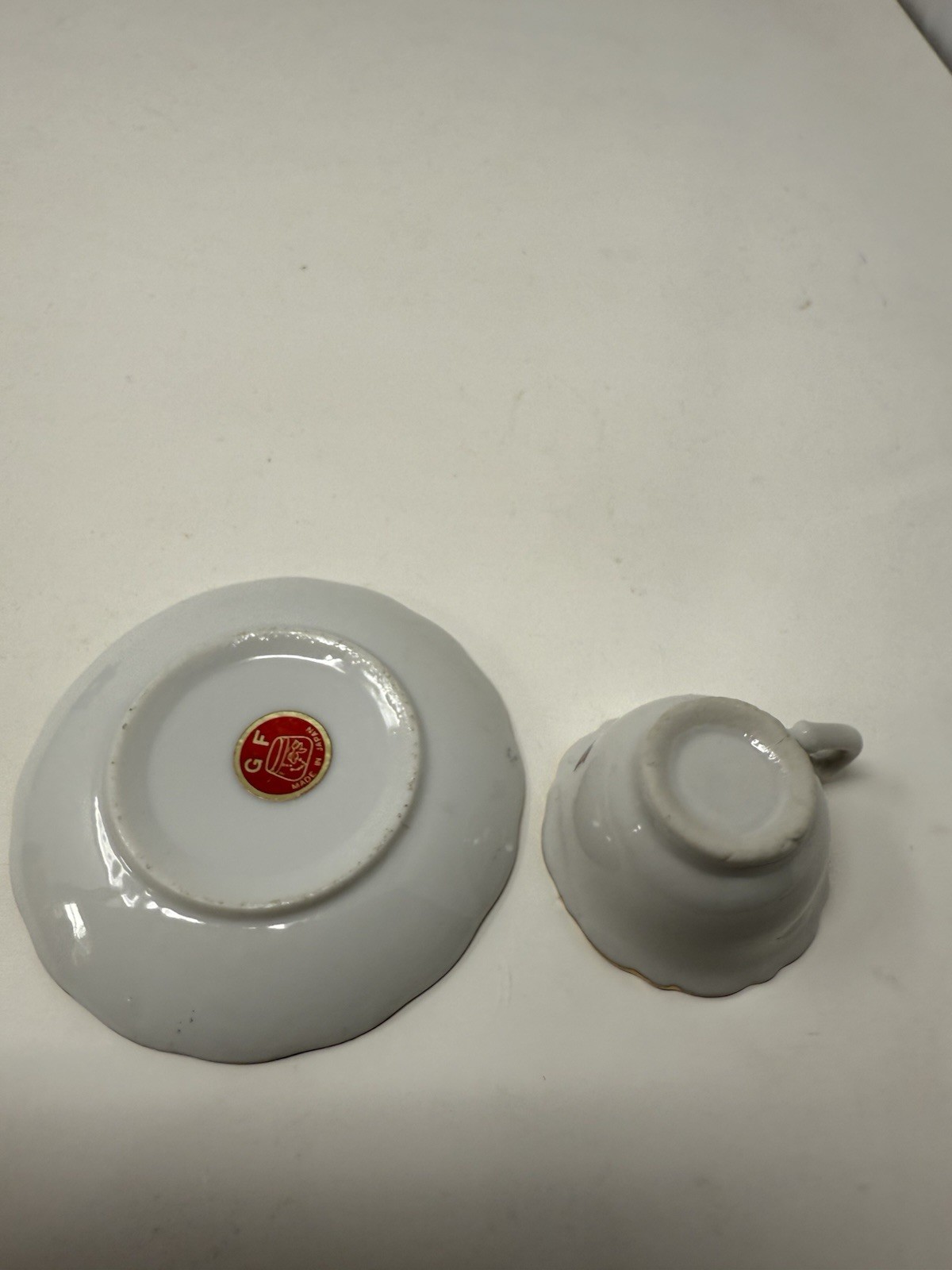 VTG Florida Miniature Cup And Saucer Souvenir Oranges