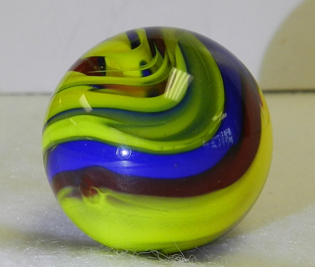 #20583m Handmade Contemporary Keith Baker Marble 1.06 Inches *Mint*