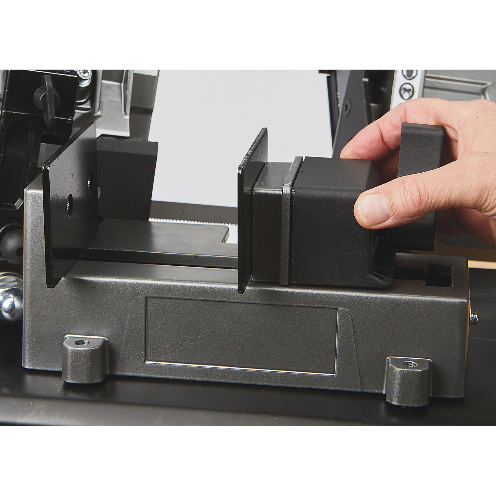 Klutch Electric Portable Benchtop Bandsaw, 120V