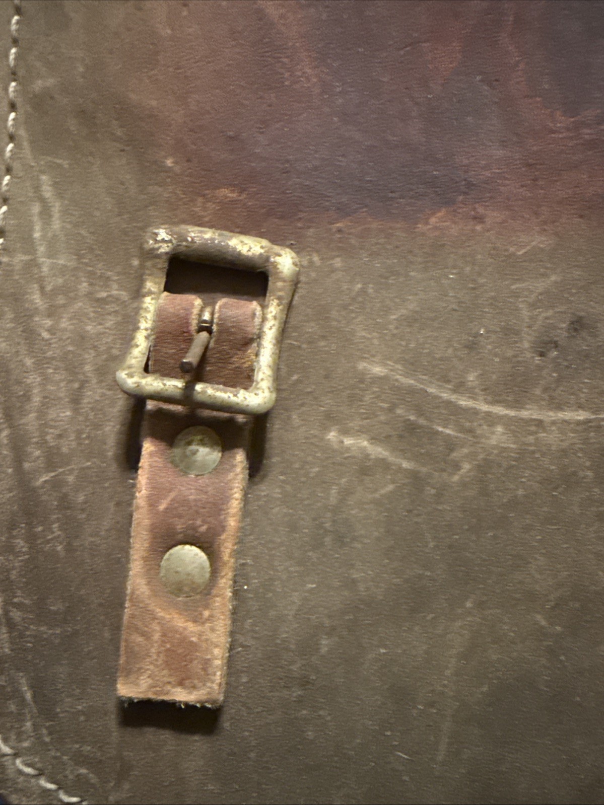 used vintage leather western horse saddle bags