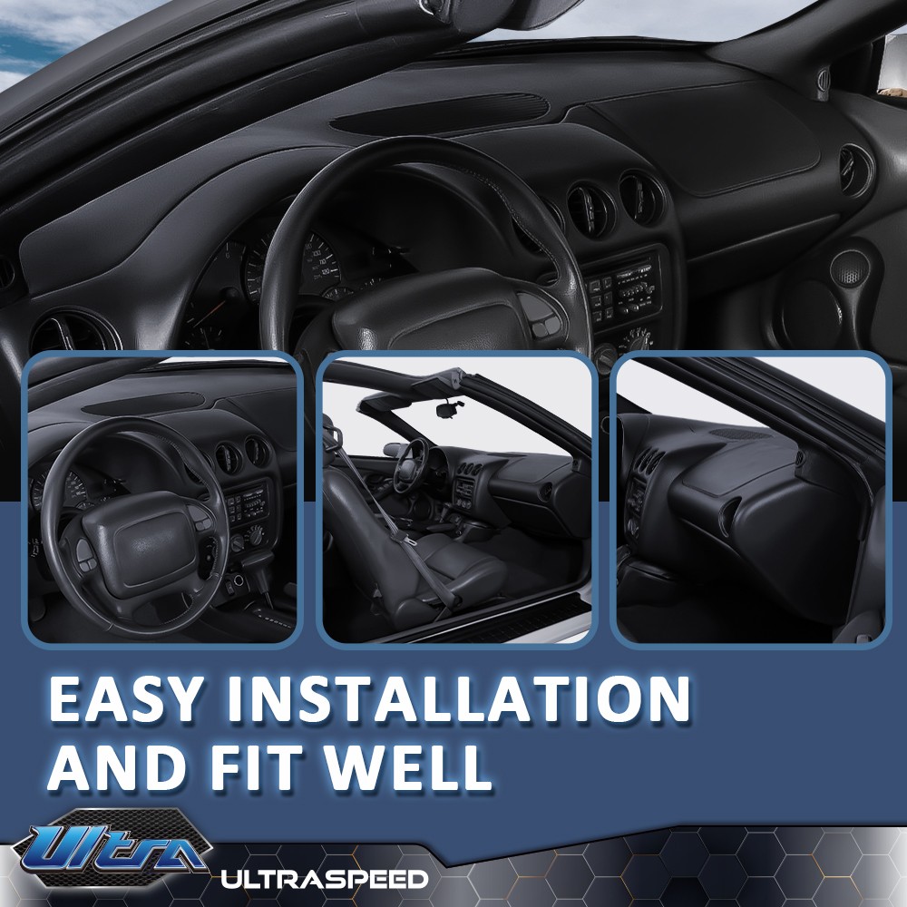 Upper Dash Pad Panel Replacement Fit For 1997-1999 Camaro Firebird Dark Gray New