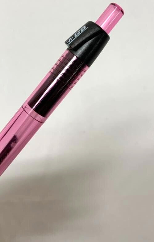 NEW Pentel 144 x Click-N-Go Ballpoint Pen Black INK Pink Barrel Retractable BULK