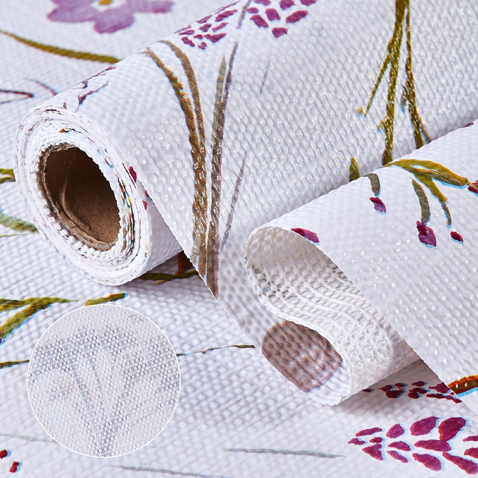 Drawer and Shelf Liner for Kitchen Cabinets 12INx20FT, Non Adhesive, Non Slip...