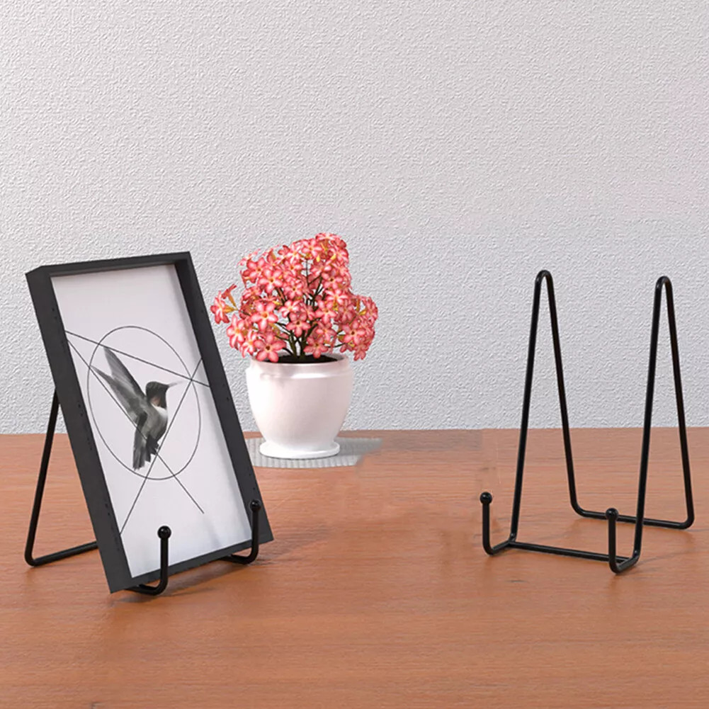 Metal Frame Holder Display Stands for Picture Plate Book Photo Easel 6" 8" USA