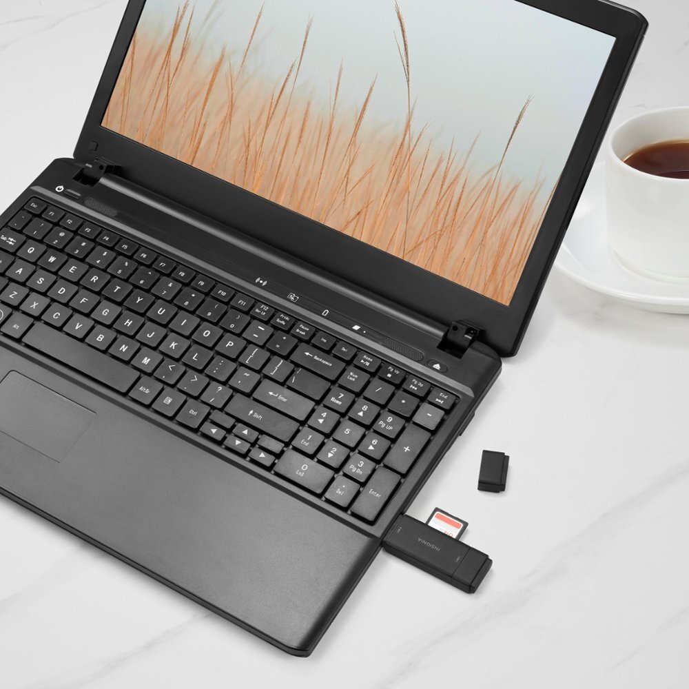 Insignia USB-C usb to SD microSD Memory Card Reader PC MAC Tablets ios Android