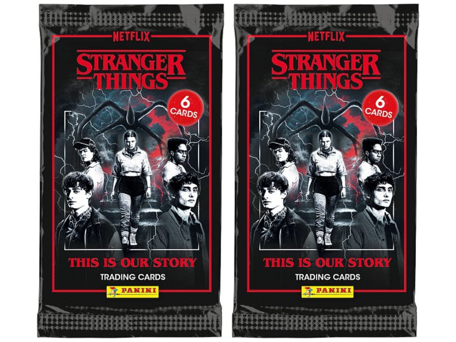 Lot of (2) 2025 Panini Stranger Things This Is Our Story Booster Packs
