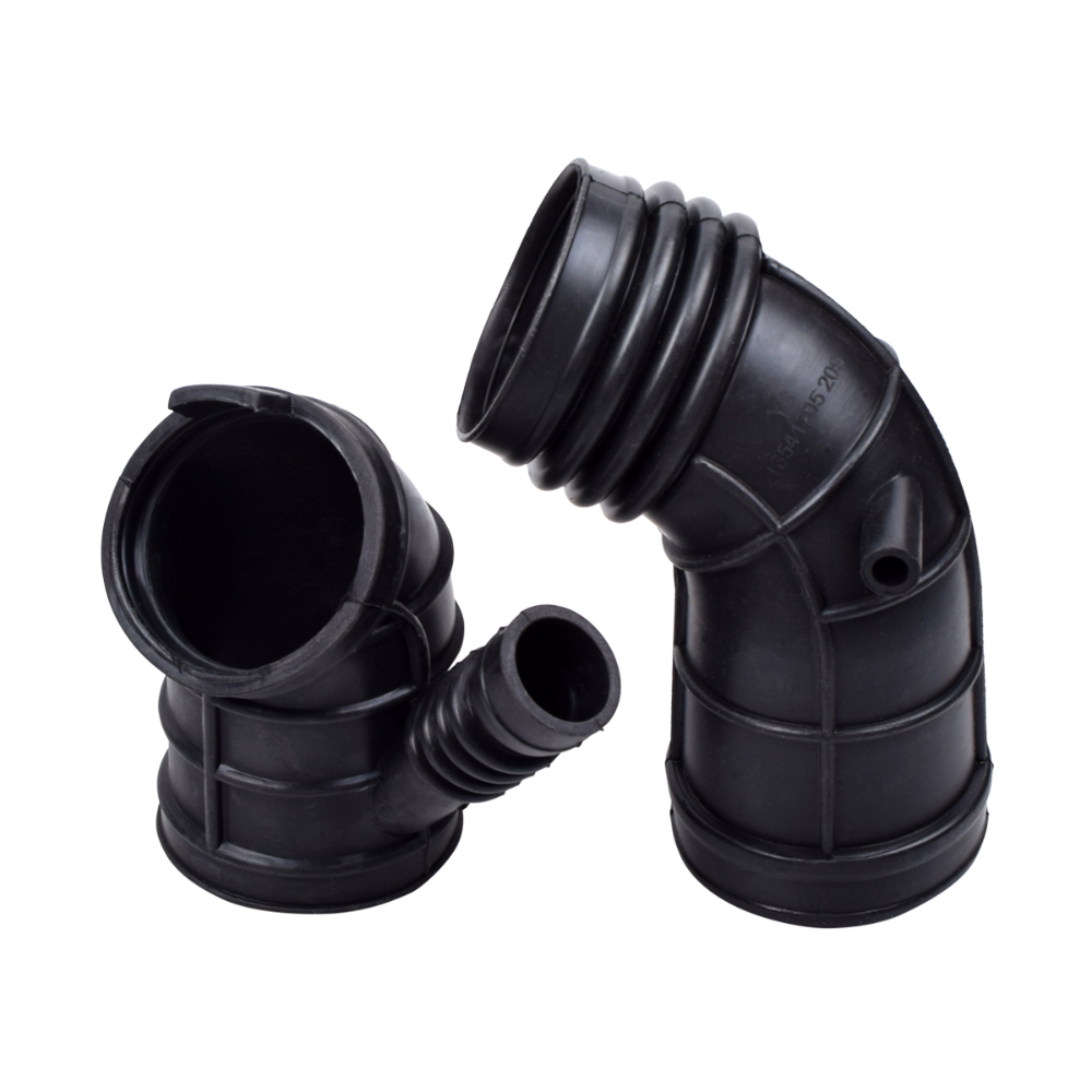 2Pcs Throttle Body Air Intake Boot Hose Fits BMW E46 323i 325i 328i E36 Z3 97-06