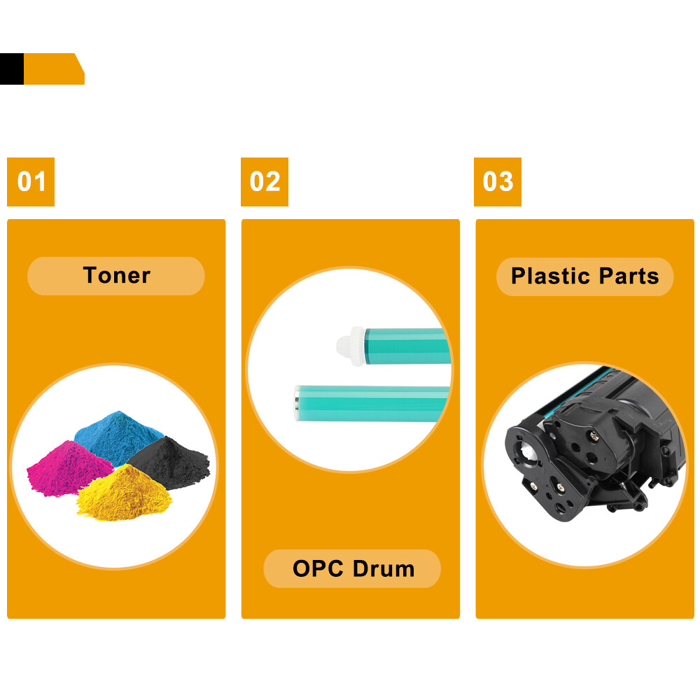 4PCS Q2612A 12A Toner Cartridge For HP LaserJet 1010 1020 1022n 1022nw 3050 3052