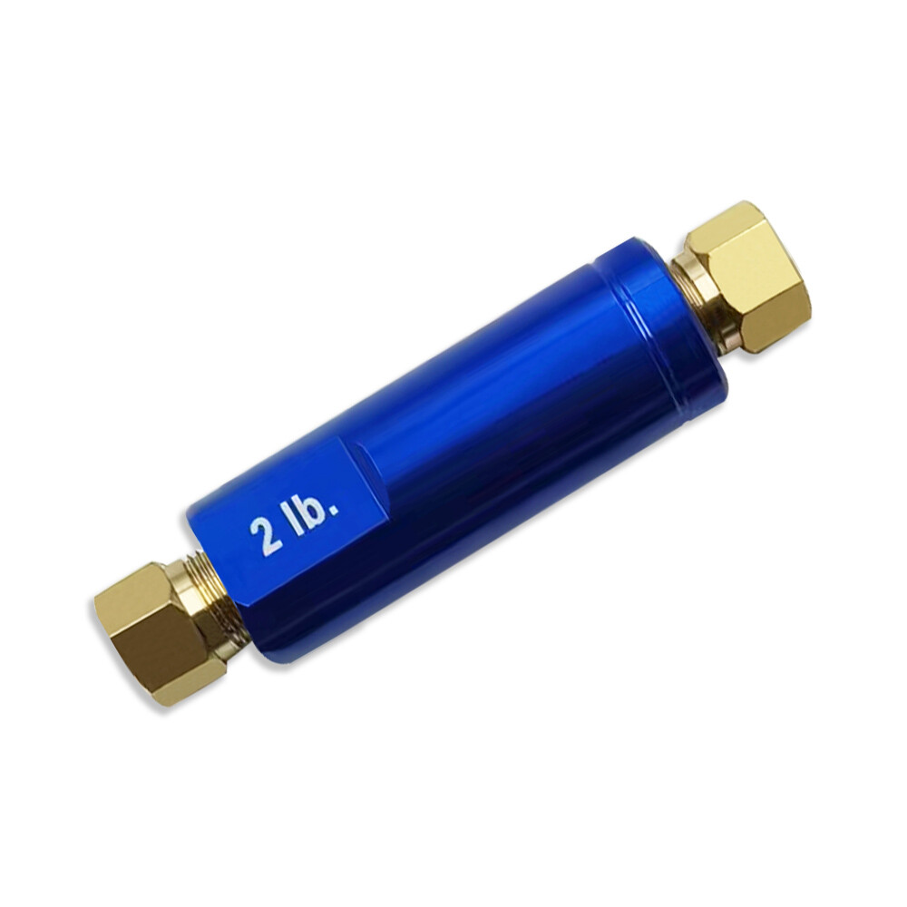 Street Rod GM Disc Brake Blue 2 lb Residual Pressure Valve Check Valve 2pcs