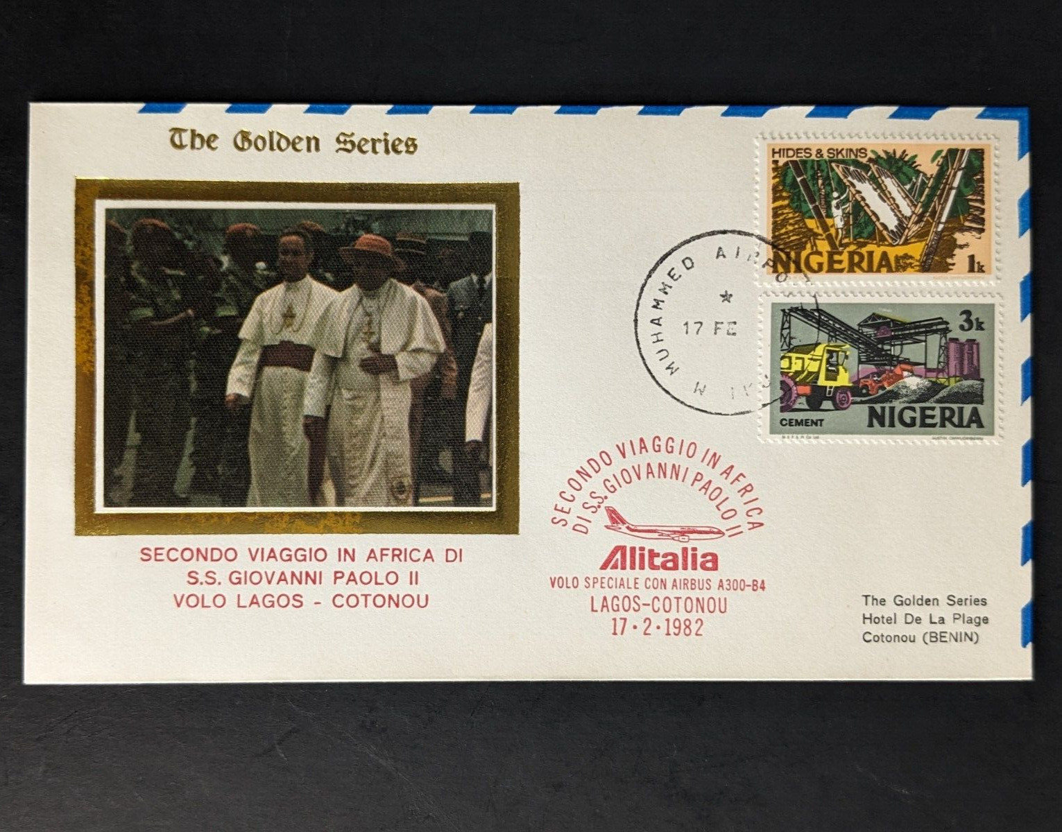 Pope John Paul II, The Golden Series Trip to Africa Nigeria Benin 11 Covers Plus