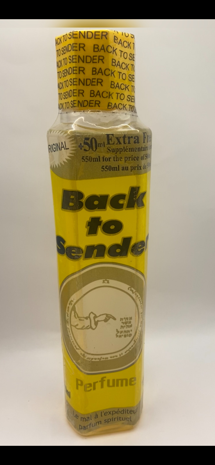 Back to sender spiritual perfume 500ml