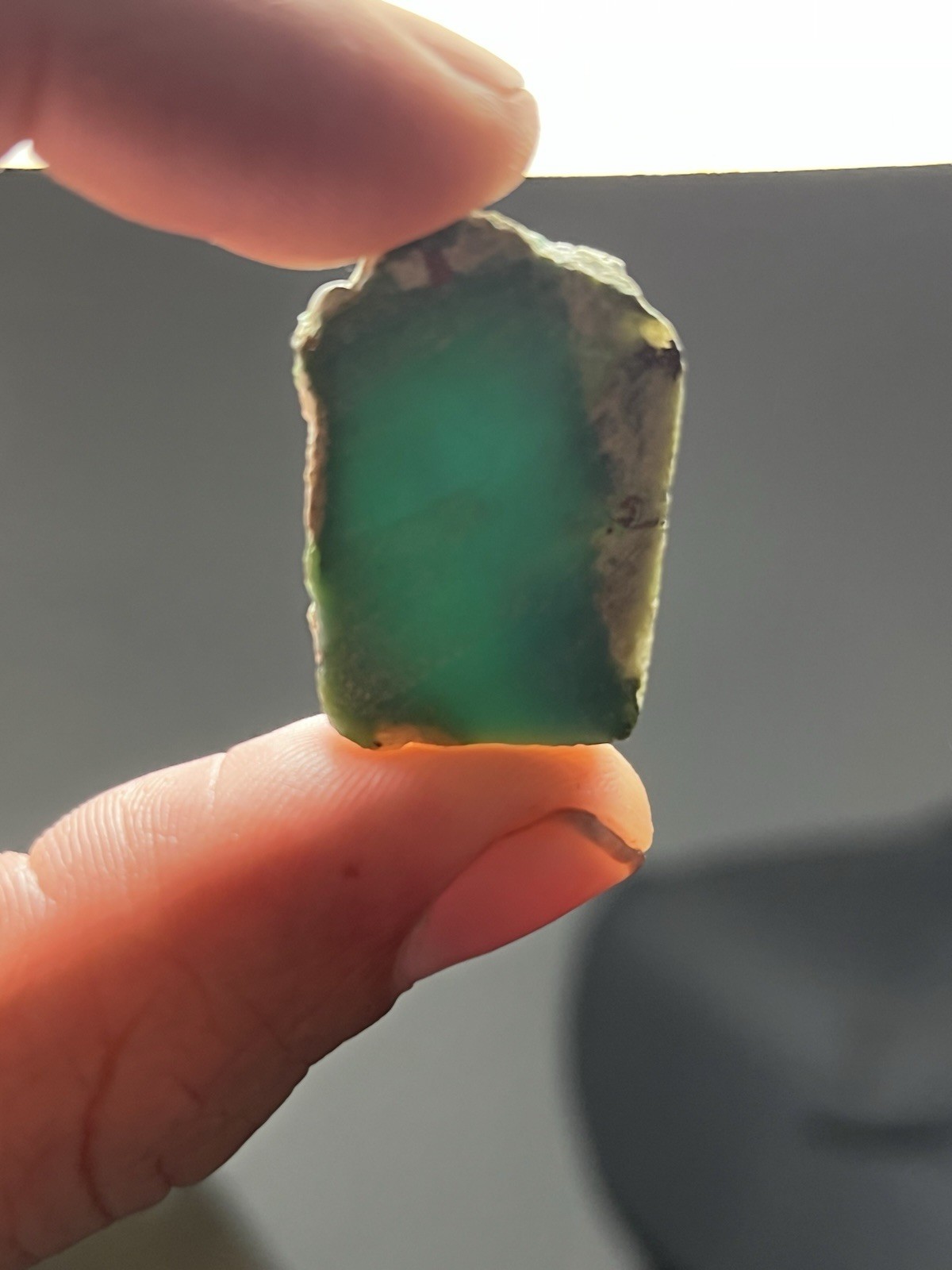 Inspiration Mine Gem Silica Chrysocolla 6.7g Blue Ice Slab Arizona Rare