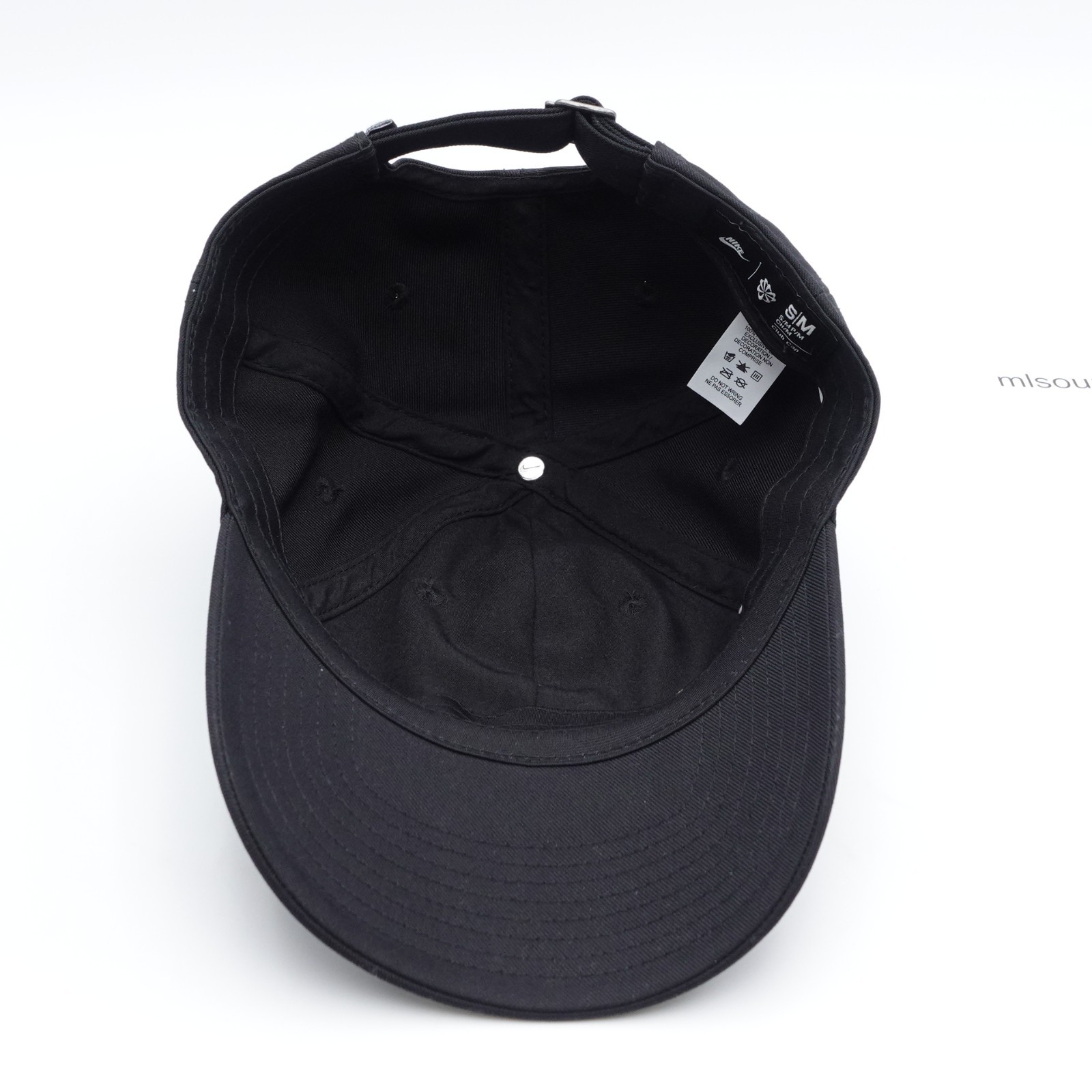 Nike Club Swoosh Unstructured Strapback Hat Cap Unisex Adult Size S/M FB5369-010