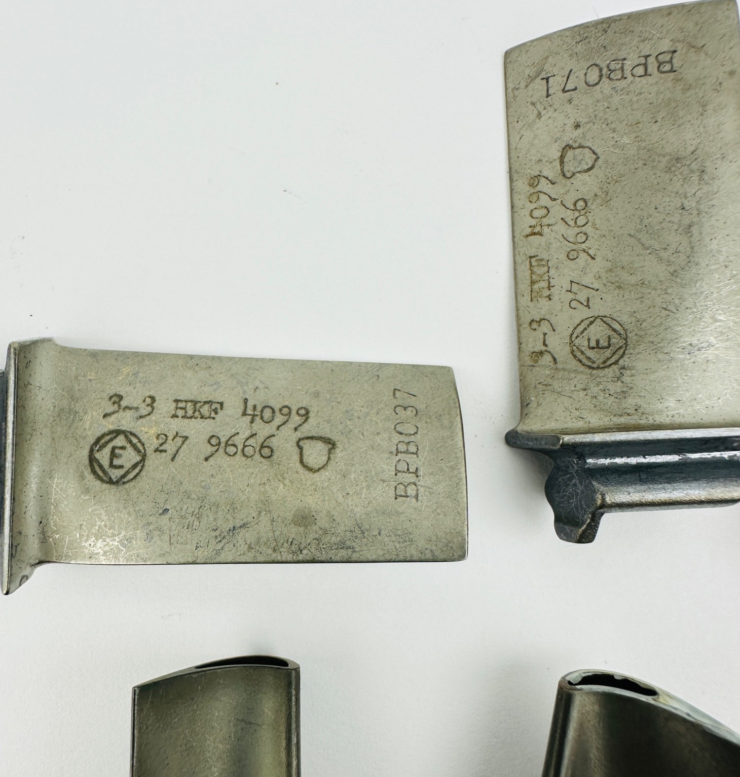 RL-10 Rocket Engine Turbine Blade Collection (Estate) + Original Polaroid