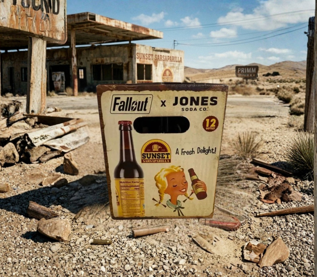 Fallout Sunset Sarsaparilla Jones Soda 12-Pack Vault-Tec Limited Edition NEW BOX