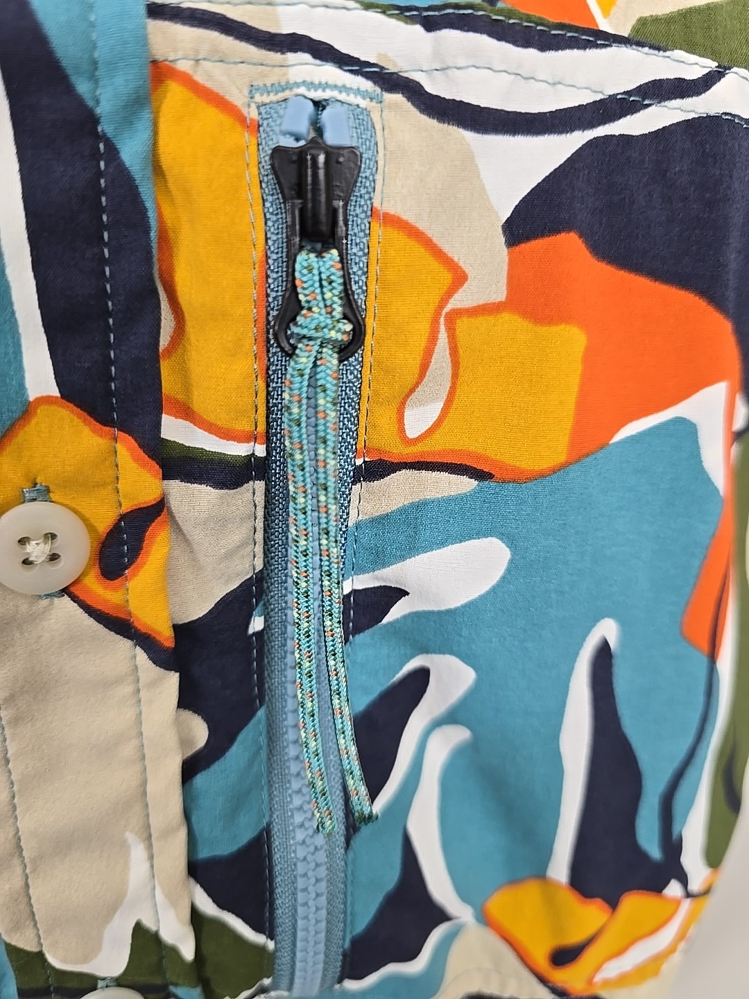 REI Co-Op Trailmade Short Sleeve Button Up Hawaiian Shirt XL Vacation Hiking