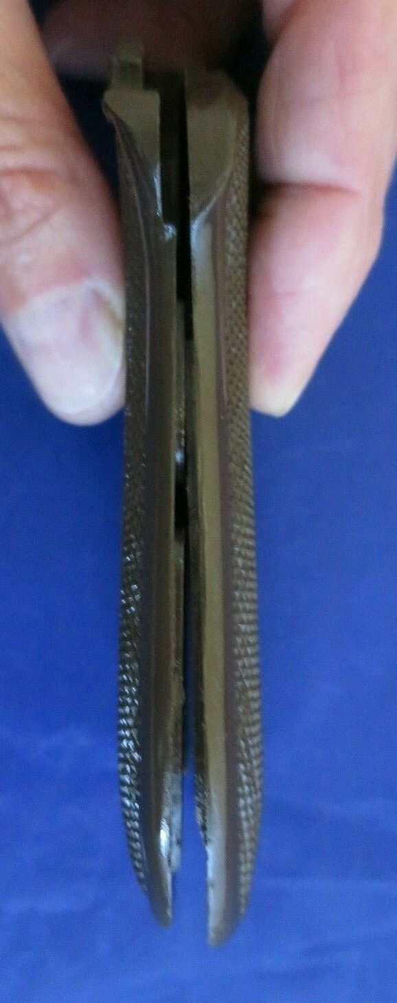 German Luger Krieghoff Fine Chequered Brown Grips