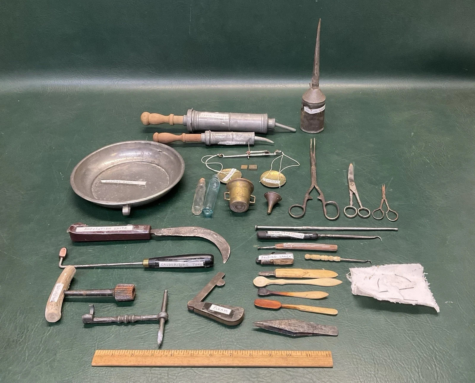 Lot of Antique Medical Civil War Era Surgical Tools Instruments